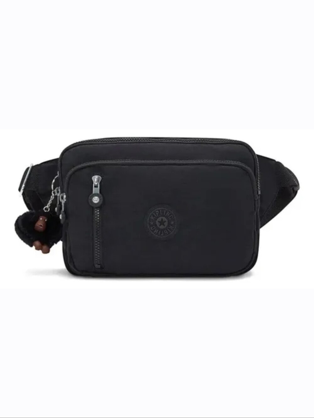 Kipling Tarry Black Tonal Crossbody Belt Bag